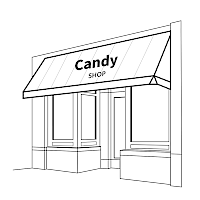 An illustration of an example awning and canopy sign
